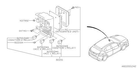 junction box subaru|Subaru Crosstrek Fuse Box. Junction Block. Joint Box (Right). A .